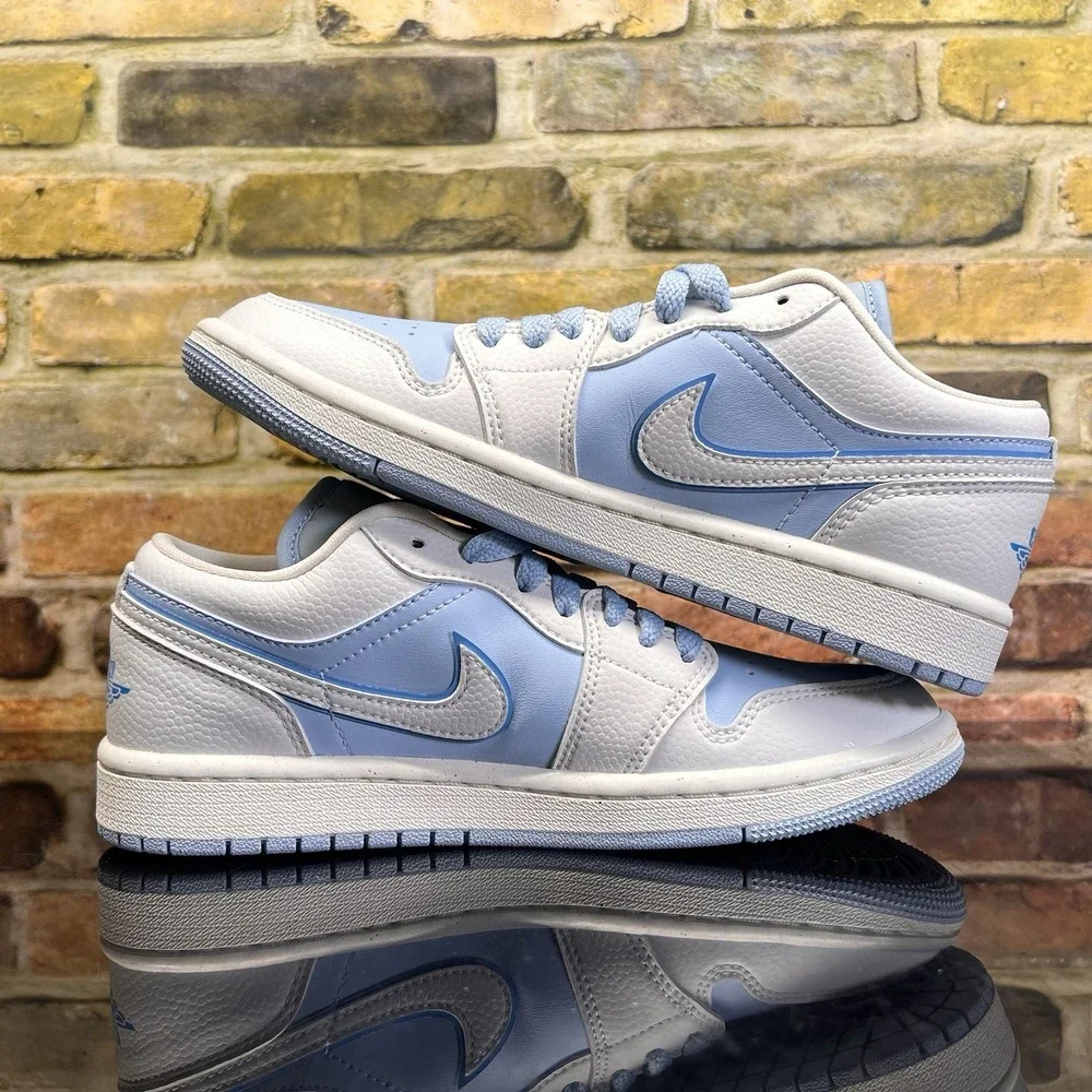 Womens Size 8 - Nike Air Jordan 1 Low SE Reverse Ice Blue DV1299-104